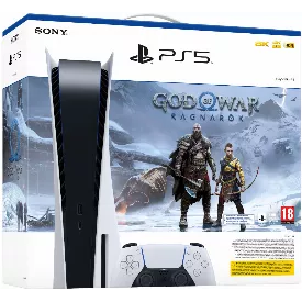 Игровая приставка Sony PlayStation 5, с приводом, Gоd of War